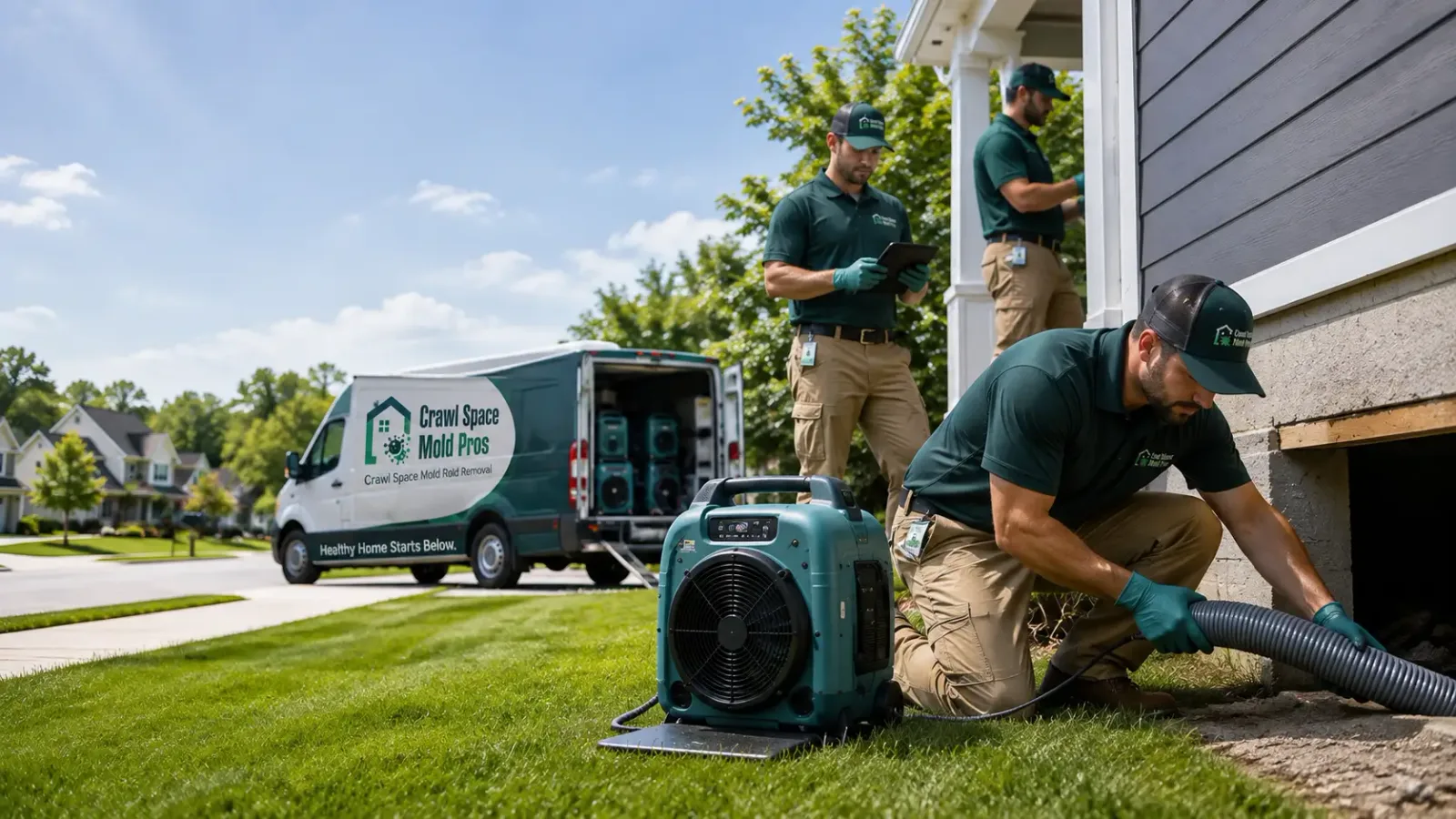 Crawl Space Mold Removal in Pleasanton, KS